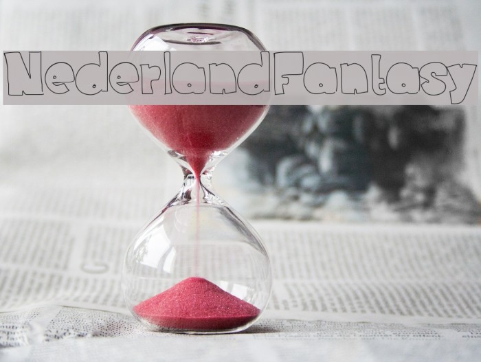 NederlandFantasy Font examples