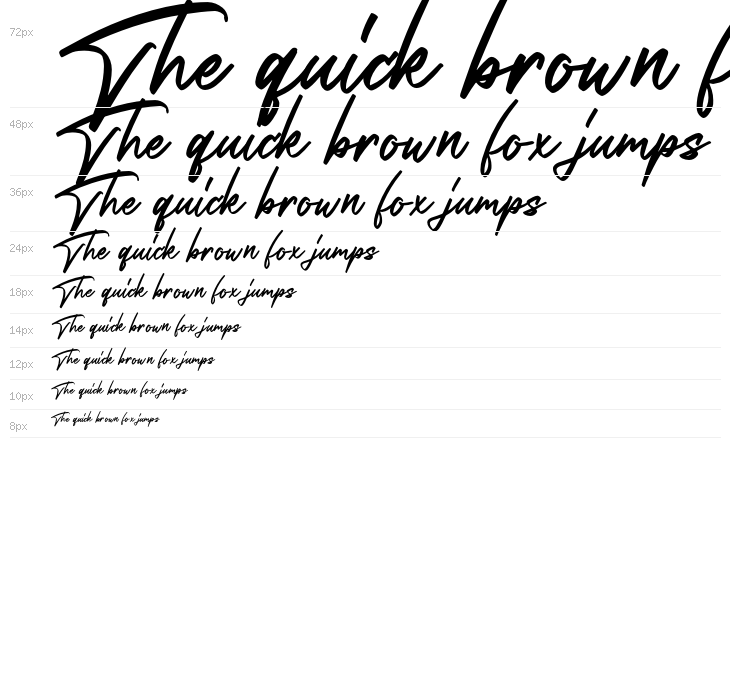 NedilanScriptDEMO-Regular Waterfall