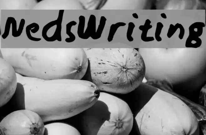 NedsWriting Font examples