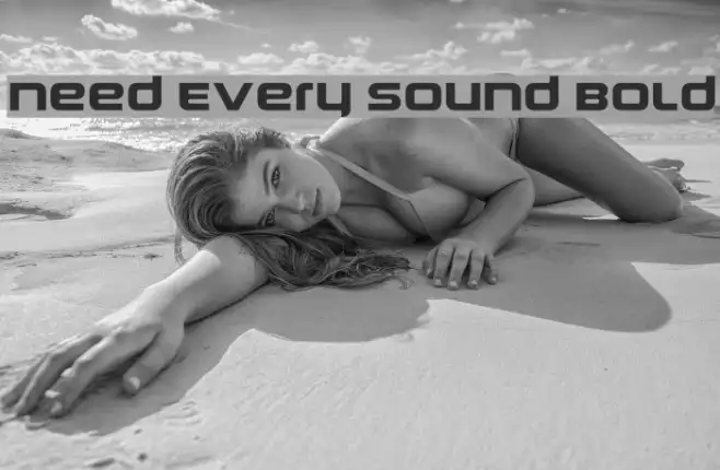 Need Every Sound Bold Example 3