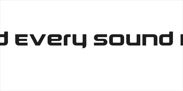 Need Every Sound Bold Logo