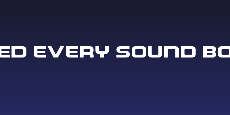 Need Every Sound Bold Social Header