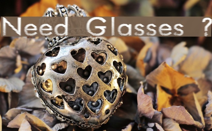 Need Glasses ? フォント examples