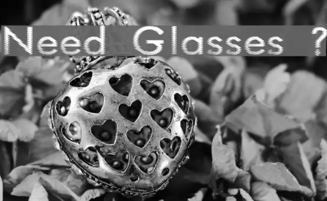 Need Glasses ? Шрифта examples