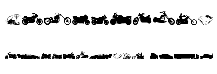 Need for Speed Font OTHER CHARS