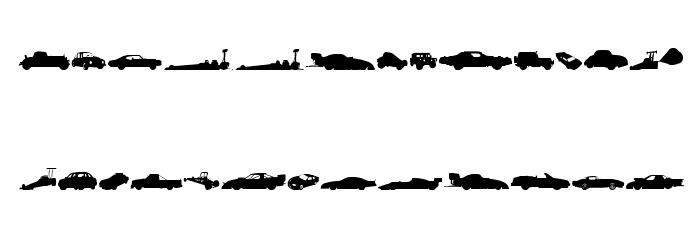 Need for Speed Font LOWERCASE