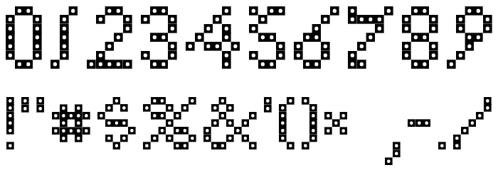 NeedlePointSew-Plain Regular Font OTHER CHARS