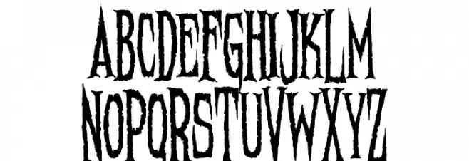 Needleteeth Psycho Schriftart Groß