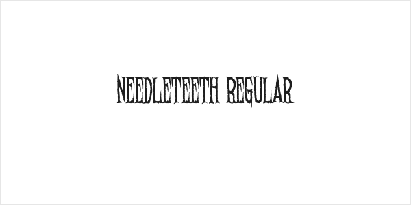 Needleteeth Regular Logo