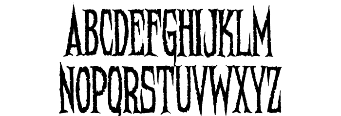 Needleteeth Regular Font LOWERCASE