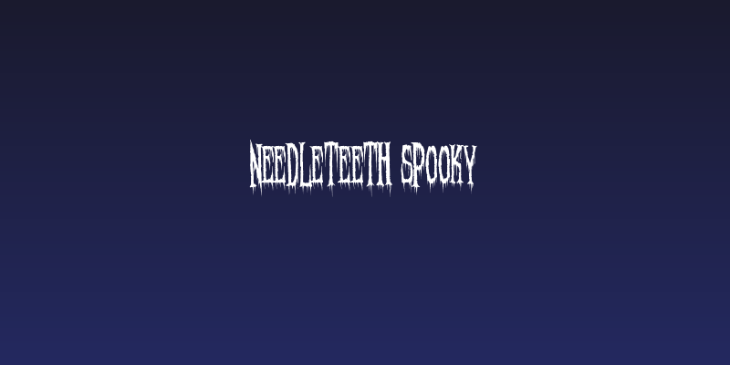 Needleteeth Spooky Social Header