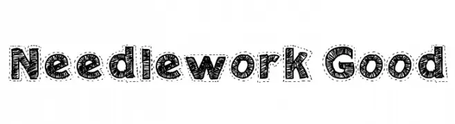 Needlework Good  नि: शुल्क फ़ॉन्ट्स डाउनलोड