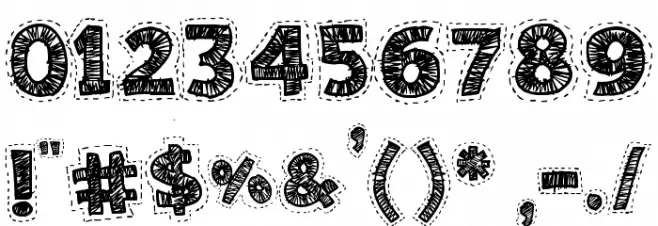 Needlework Good Font OTHER CHARS