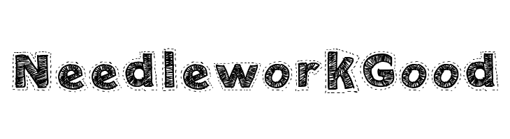 Needlework Good  Frei Schriftart Herunterladen