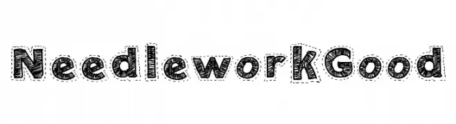Needlework Good  नि: शुल्क फ़ॉन्ट्स डाउनलोड