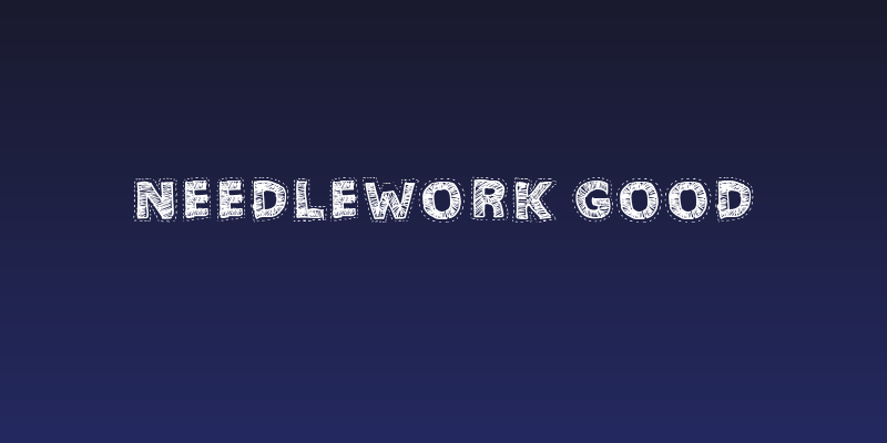 Needlework Good Social Header
