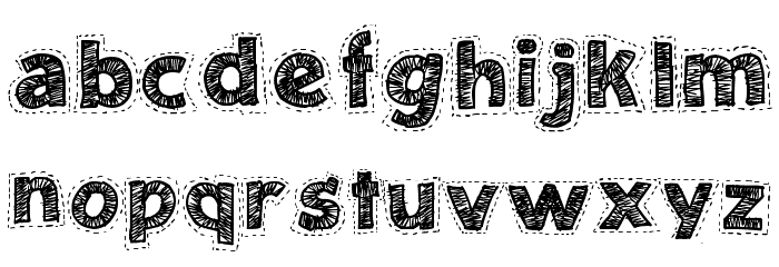 Needlework Good Font LOWERCASE