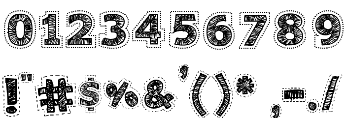 Needlework Perfect Font OTHER CHARS