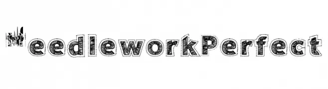 Needlework Perfect  Frei Schriftart Herunterladen