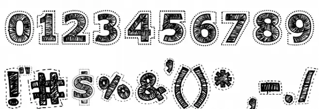 Needlework Perfect Font OTHER CHARS