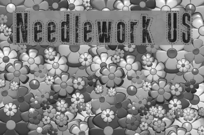 Needlework US Font examples