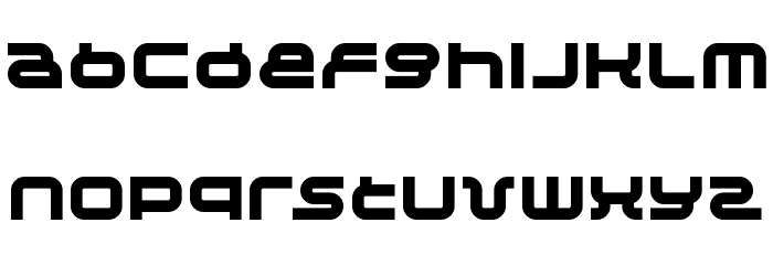 Negative 24 Font LOWERCASE