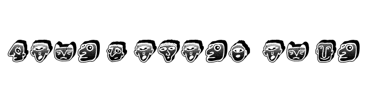 Negative Heads Regular  नि: शुल्क फ़ॉन्ट्स डाउनलोड