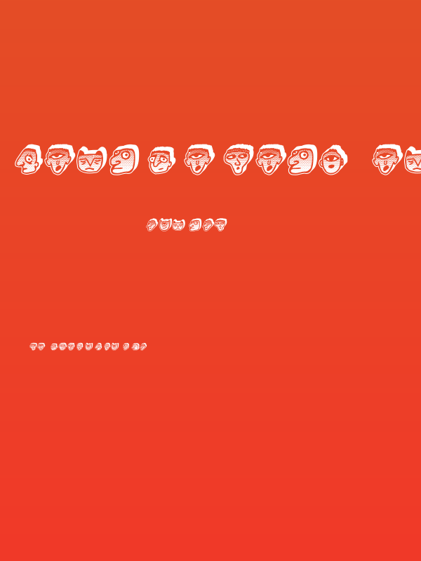 Negative Heads Regular Poster