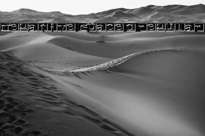 Negative Space 3D Regular Example 2