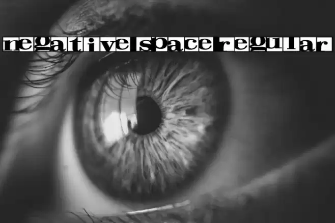 Negative Space Regular Font examples