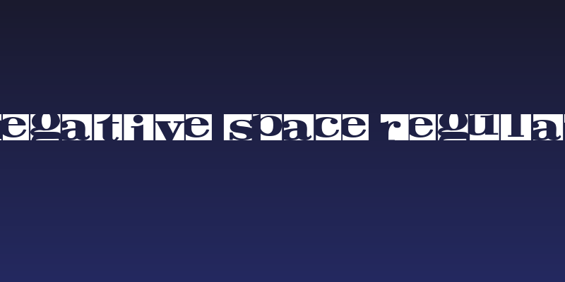 Negative Space Regular Social Header