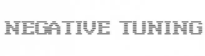 Negative Tuning  Descarca Fonturi Gratis