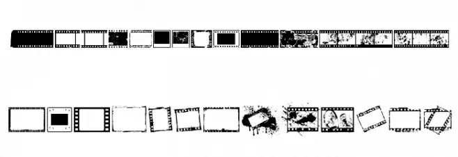 NegativeFilm Regular Schriftart Groß