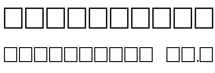 NegativeO Font OTHER CHARS