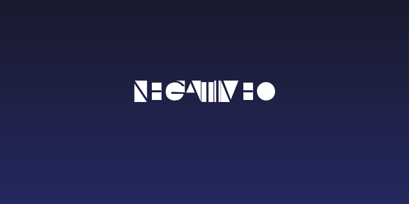 NegativeO Social Header