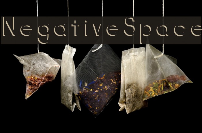 NegativeSpace Font examples