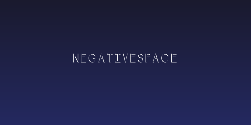 NegativeSpace Social Header