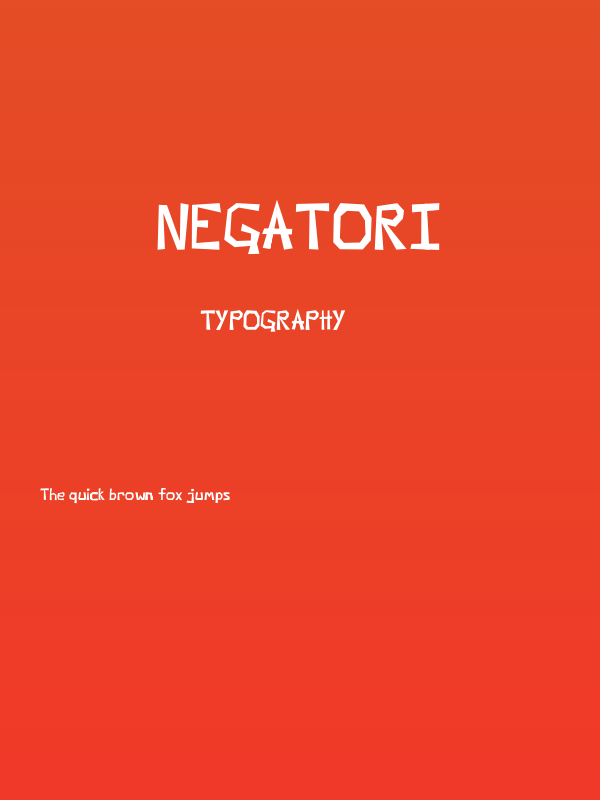 Negatori Poster