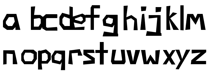 Negatori Font LOWERCASE