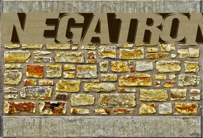 Negatron Font examples