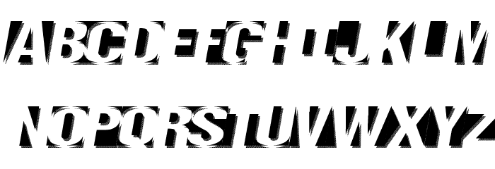 Negatron Font LOWERCASE
