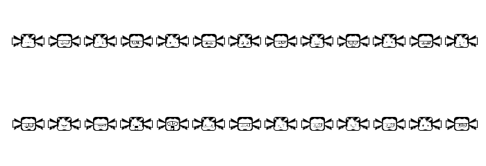 Negobom Font LOWERCASE