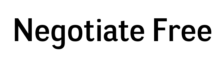 Negotiate Free Font - FFonts.net