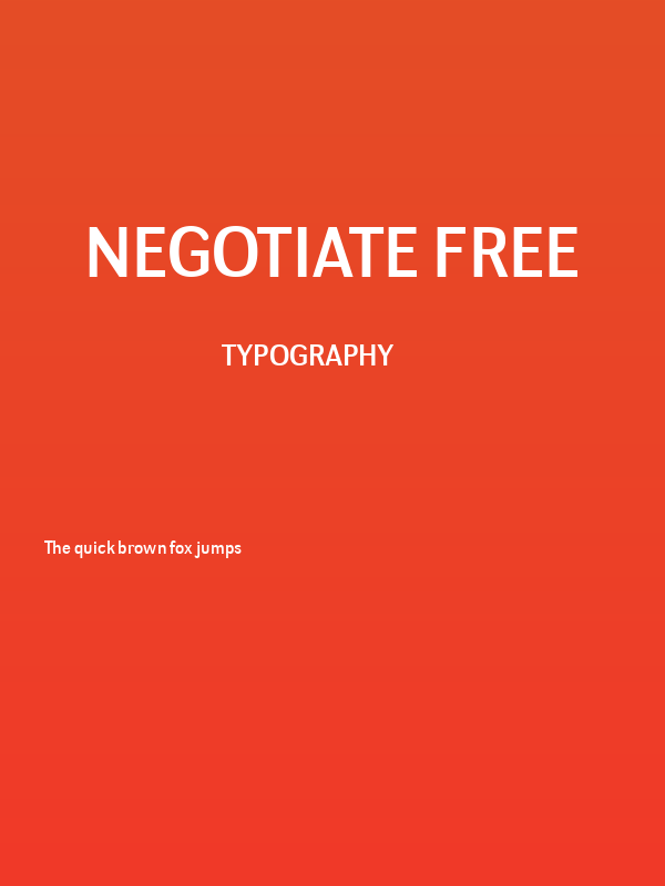 Negotiate Free Poster