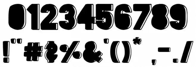 Negroni Chaos Font OTHER CHARS