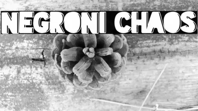 Negroni Chaos Font examples