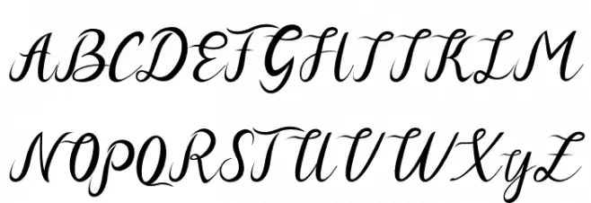 Neguhetty Schriftart Groß