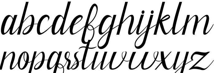 Neguhetty Font LOWERCASE