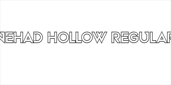Nehad Hollow Regular Logo