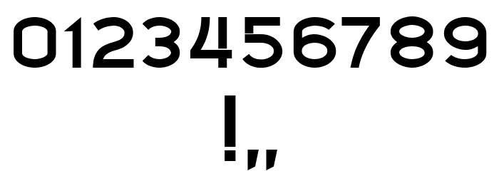 Nehad Regular Font OTHER CHARS